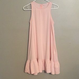 5 for $25** Pink ruffle hem dress